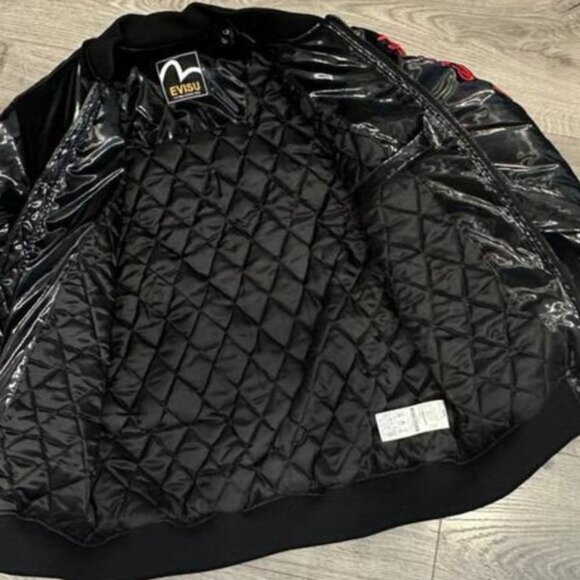 EVISU The Spirit Of EVISU Japanese Designer Bomber Jacket - Picture 3 of 14